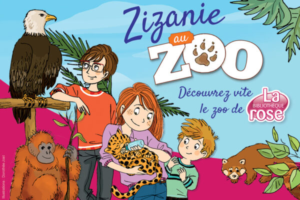 Découvrez vite la nouvelle série de la Bibliothèque Rose : « Zizanie au zoo » !