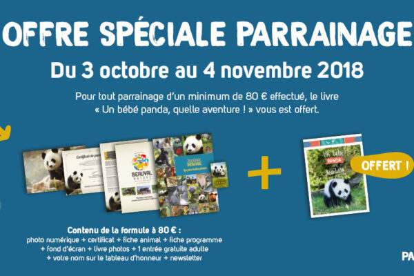 Offre spéciale parrainages