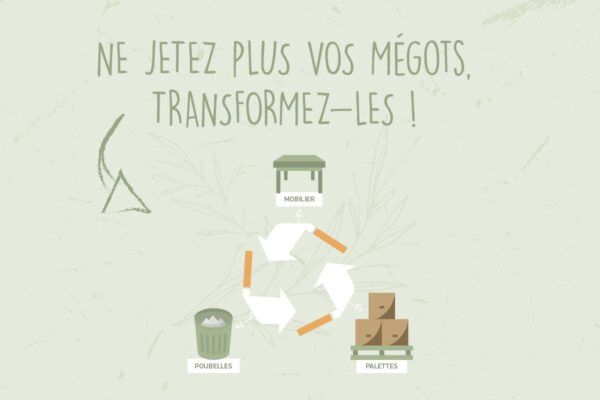 Ne jetez plus vos mégots, recyclez-les !