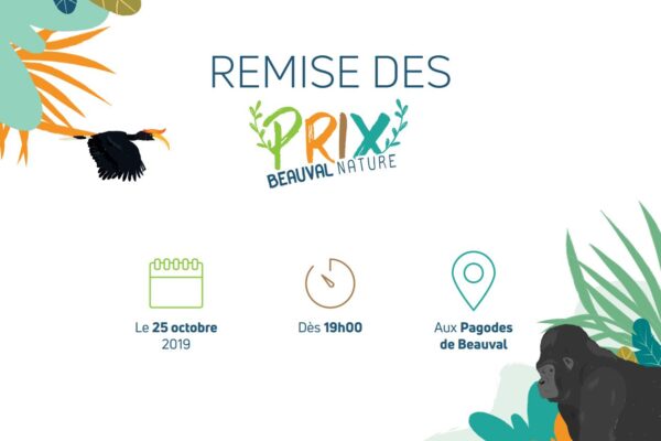 Cérémonie de remise des Prix Beauval Nature le 25 octobre