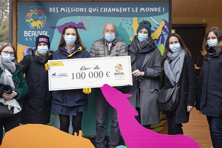 Don exceptionnel : Beauval Nature reçoit 100 000 euros de la part de La Compagnie des Animaux