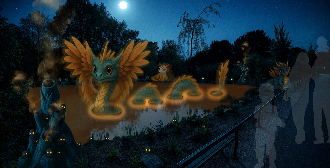 Animation dragon Monstrozoo