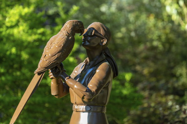 Statue en hommage à Françoise Delord