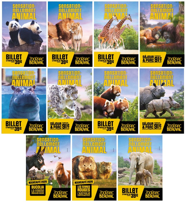 Campagne affichage ZooParc mars 2026